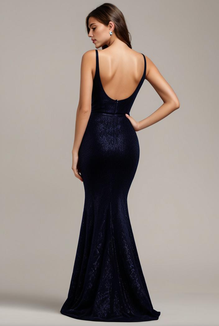 glitter spaghetti strap u veck open back bodycon stretchy evening dress 128177