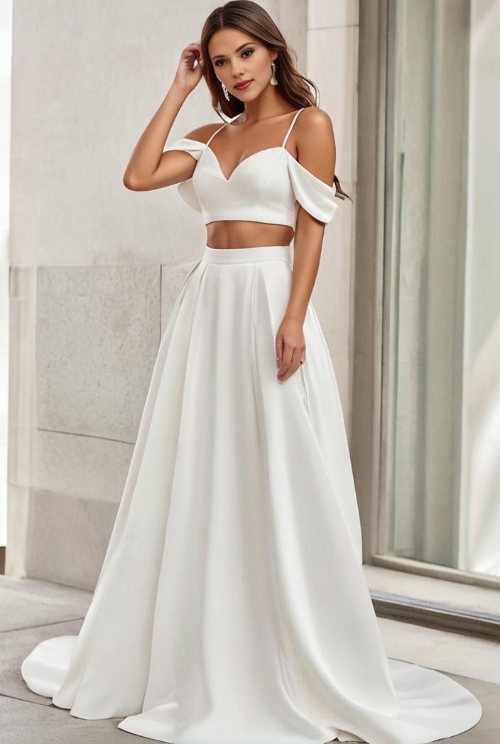 off shoulder spaghetti strap a line maternity dress 129936