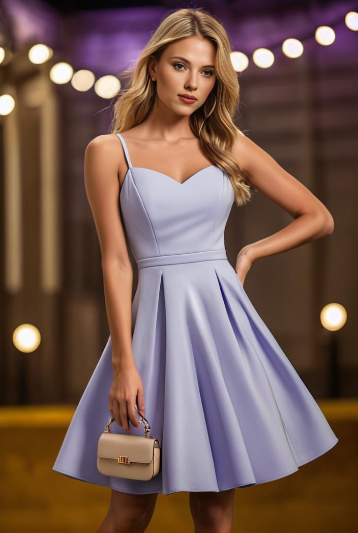 pleated satin a line double spaghetti strap v neck homecoming dress 130389