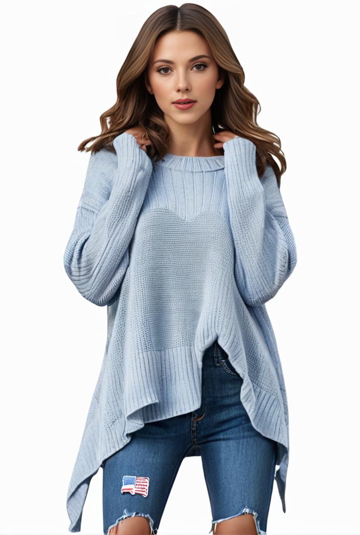 plus size casual sweater women s plus solid tassel trim long sleeve cowl neck high stretch jumper 131474