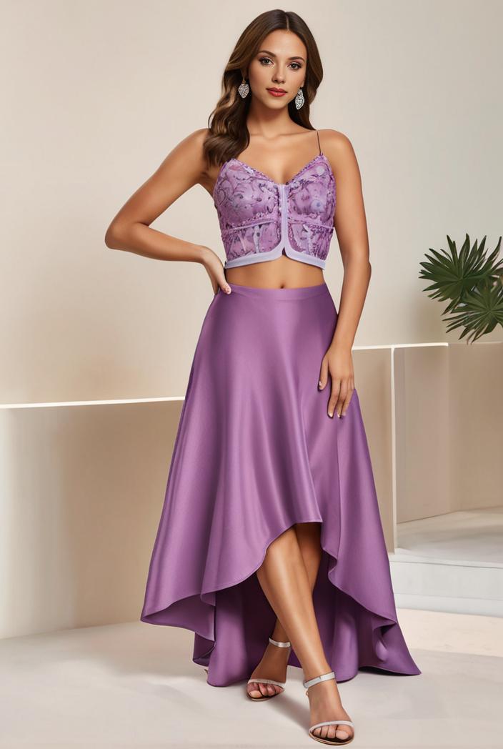 plus size sequin high low deep v neck tulle evening dresses 133762