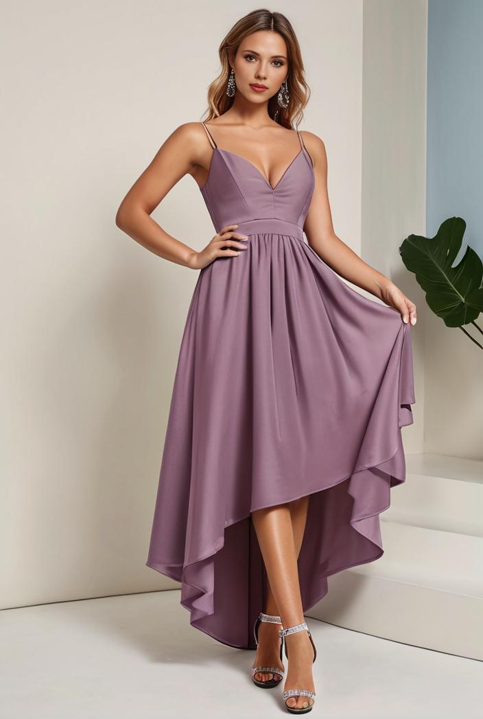 plus size sequin high low deep v neck tulle evening dresses 133764