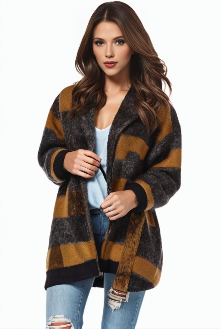 plus size halloween coat women s pus allover cat pumpkin print long sleeve open front medium stretch cardigan overcoat 117694