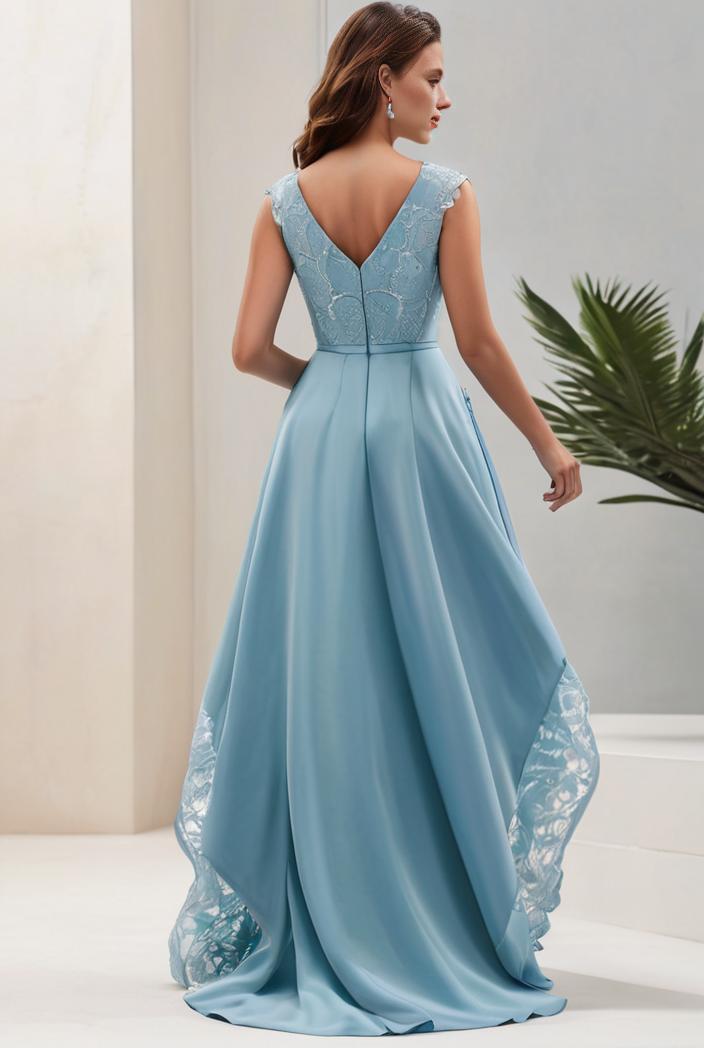 plus size sequin high low deep v neck tulle evening dresses 118891