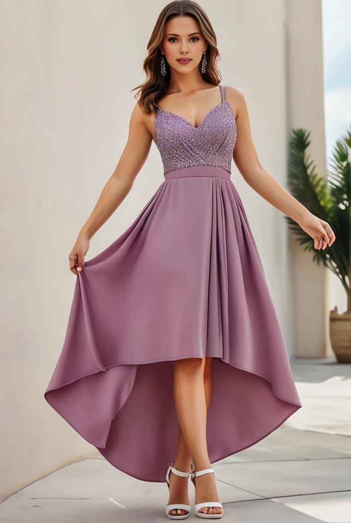 plus size sequin high low deep v neck tulle evening dresses 118913
