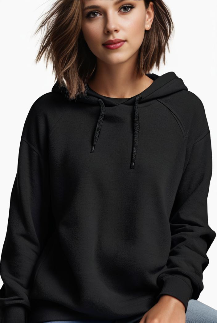 plus size casual hoodie women s plus solid ribbed long sleeve slight stretch hoodie drawstring sweatshirt 135564