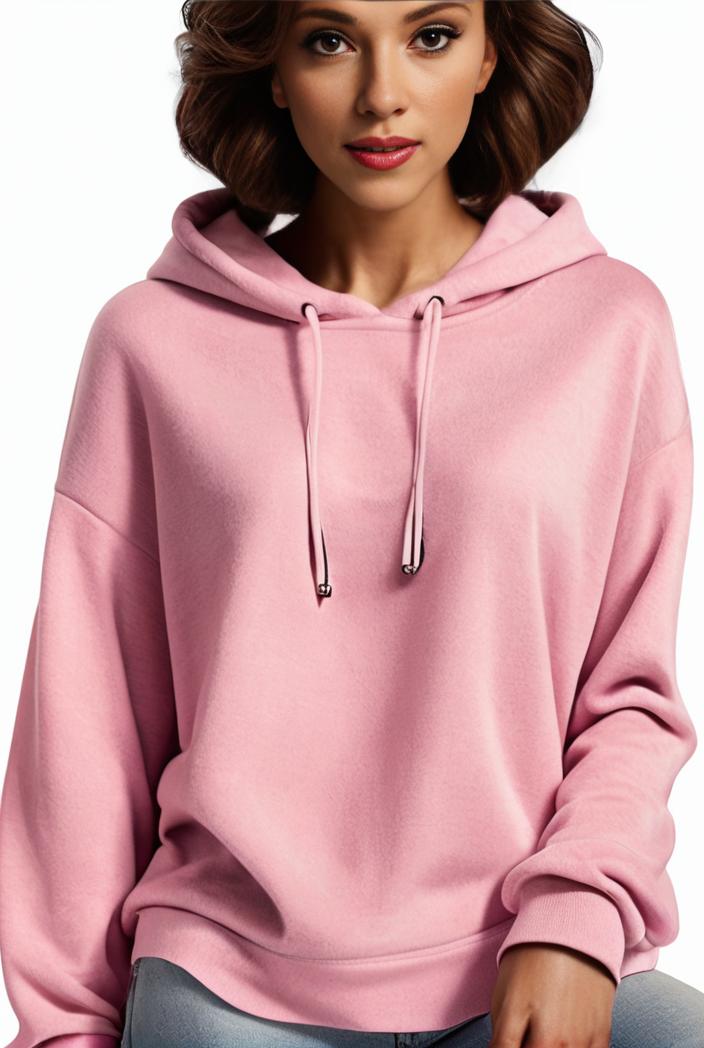 plus size casual hoodie women s plus solid ribbed long sleeve slight stretch hoodie drawstring sweatshirt 135569