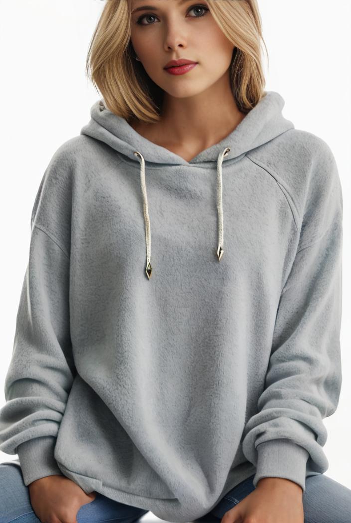 plus size casual hoodie women s plus solid ribbed long sleeve slight stretch hoodie drawstring sweatshirt 135580