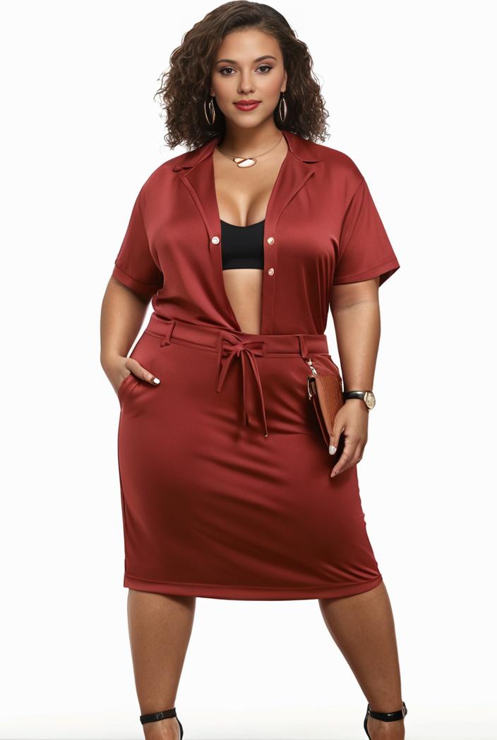 plus size faith letter print short sleeve midi dress with pockets women s plus slight stretch casual dress 135856