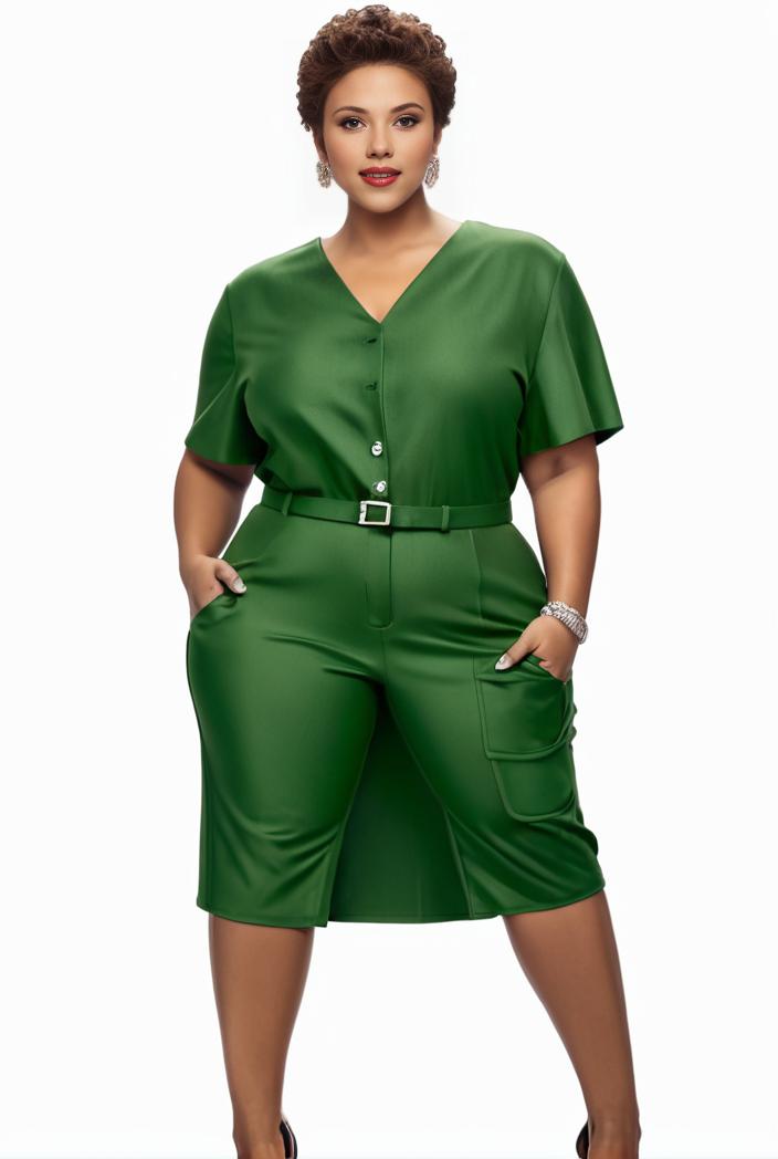 plus size faith letter print short sleeve midi dress with pockets women s plus slight stretch casual dress 135862