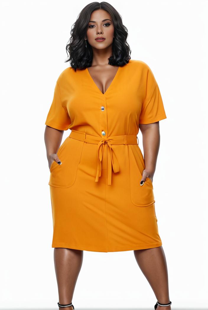 plus size faith letter print short sleeve midi dress with pockets women s plus slight stretch casual dress 135873