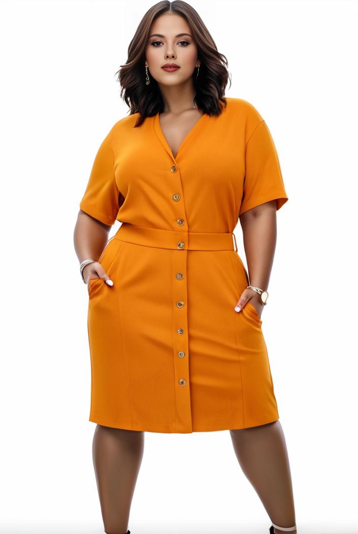 plus size faith letter print short sleeve midi dress with pockets women s plus slight stretch casual dress 135875