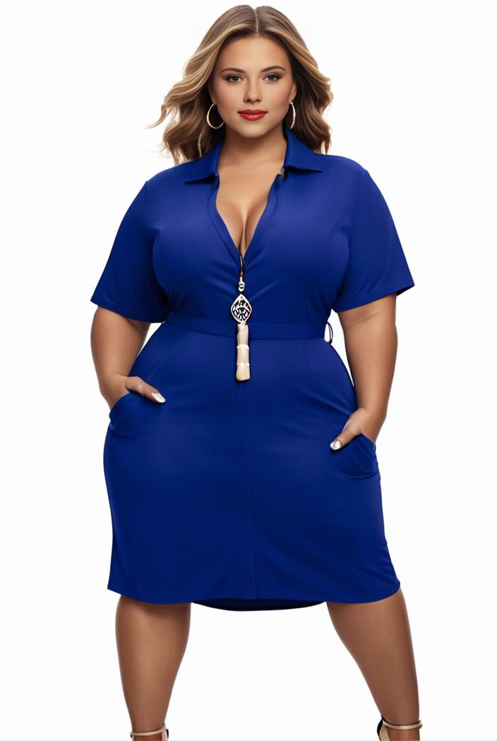 plus size faith letter print short sleeve midi dress with pockets women s plus slight stretch casual dress 135878