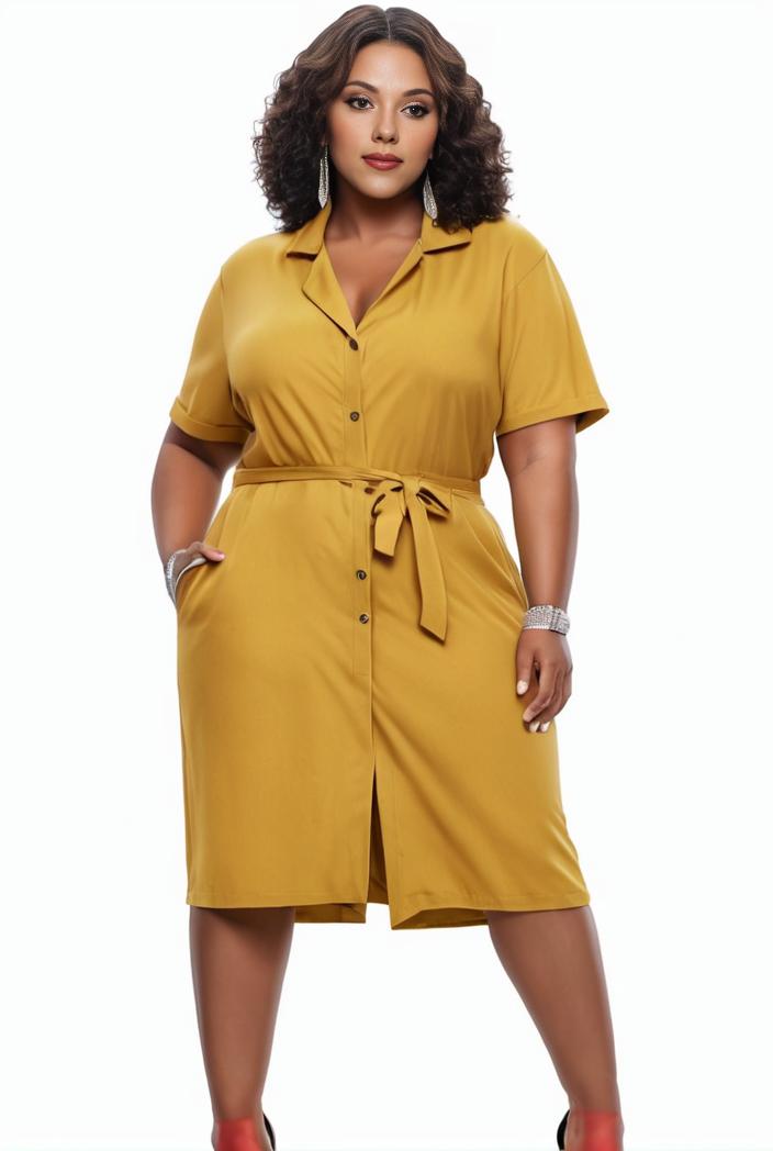 plus size faith letter print short sleeve midi dress with pockets women s plus slight stretch casual dress 135885