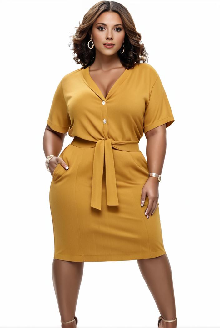 plus size faith letter print short sleeve midi dress with pockets women s plus slight stretch casual dress 135891