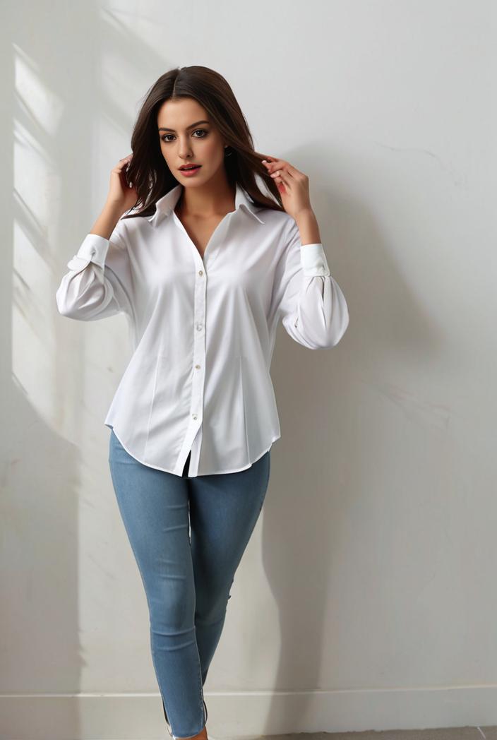 plus size casual blouse women s plus solid button up lantern sleeve turn down collar nipped waist blouse 147584