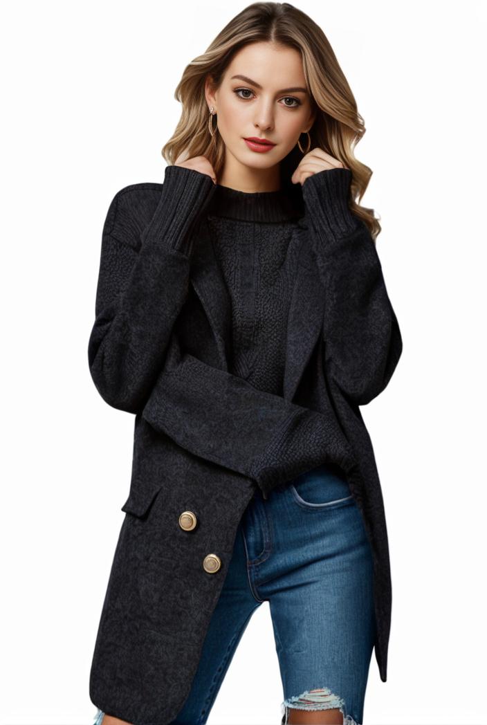 plus size casual sweater women s plus solid tassel trim long sleeve cowl neck high stretch jumper 147663