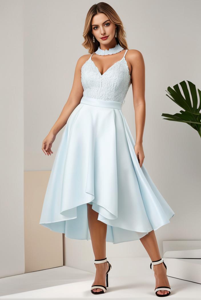 plus size sequin high low deep v neck tulle evening dresses 149760