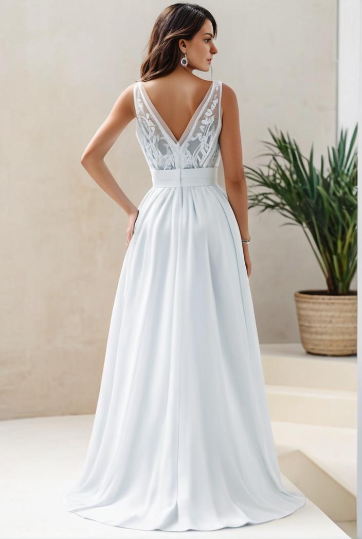 plus size sequin high low deep v neck tulle evening dresses 149763