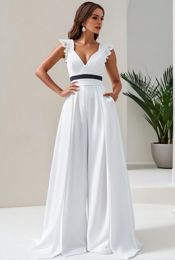 plus size sequin high low deep v neck tulle evening dresses 149764