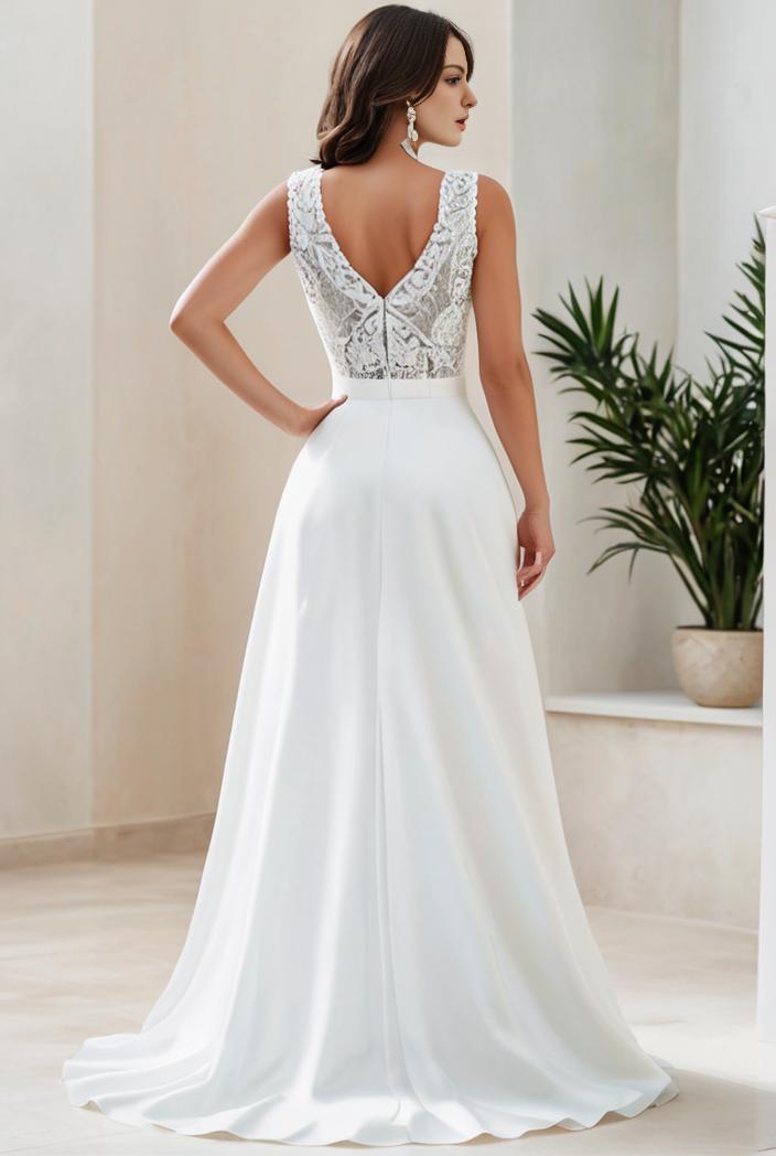 plus size sequin high low deep v neck tulle evening dresses 149768