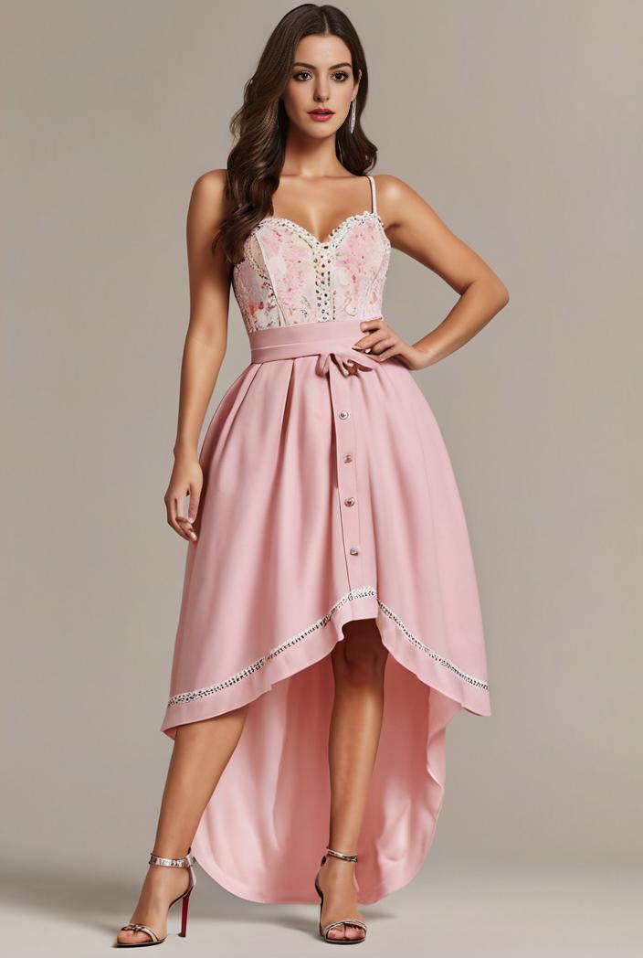 plus size sequin high low deep v neck tulle evening dresses 149781