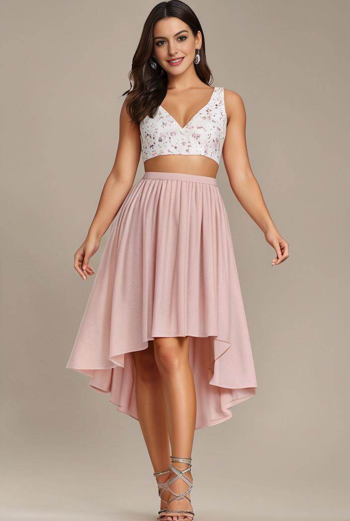plus size sequin high low deep v neck tulle evening dresses 149810