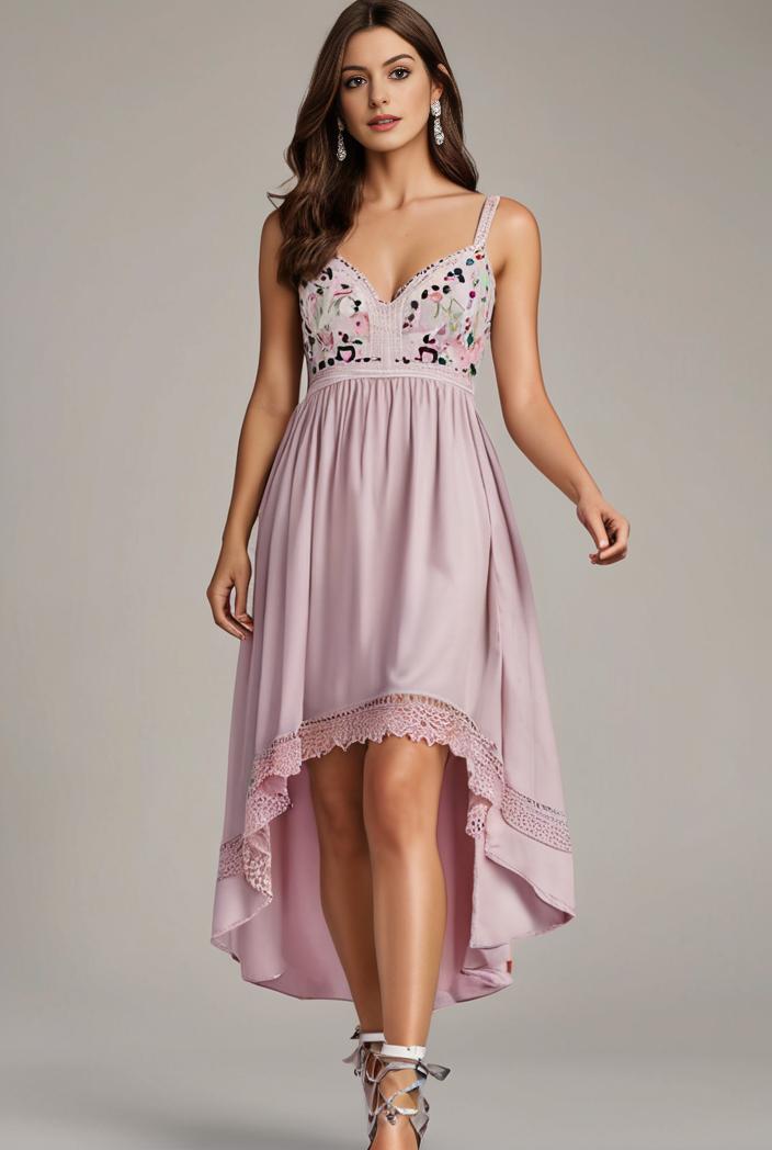 plus size sequin high low deep v neck tulle evening dresses 149812