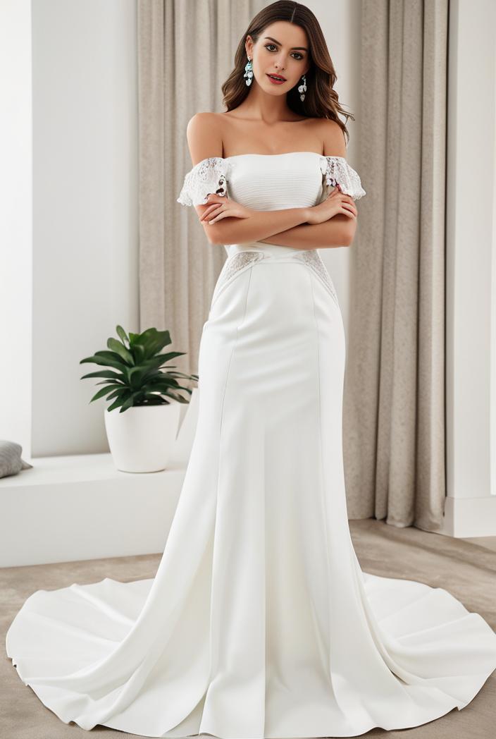 off shoulder spaghetti strap a line maternity dress 125536