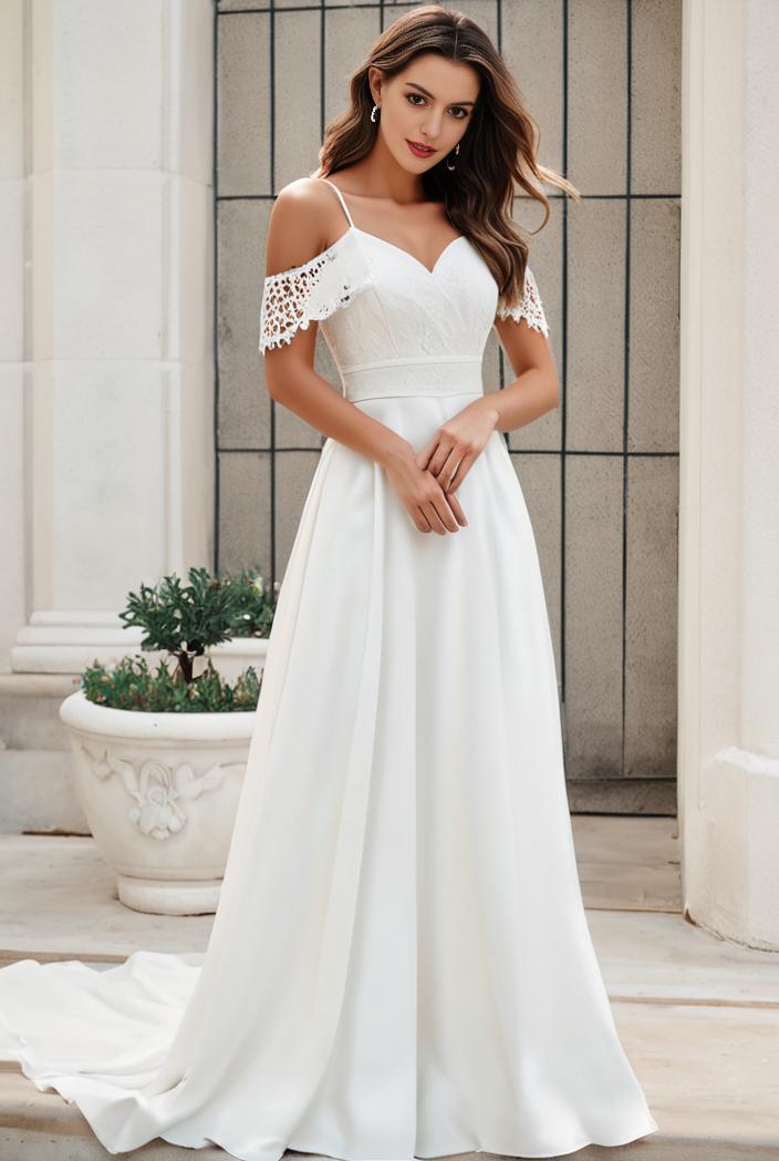 off shoulder spaghetti strap a line maternity dress 125560