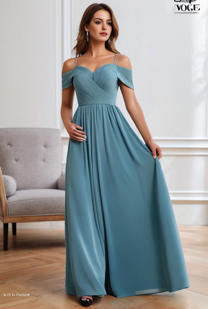 off shoulder spaghetti strap a line maternity dress 125575