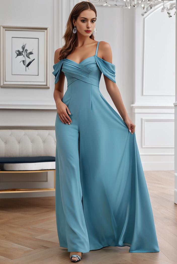 off shoulder spaghetti strap a line maternity dress 125576