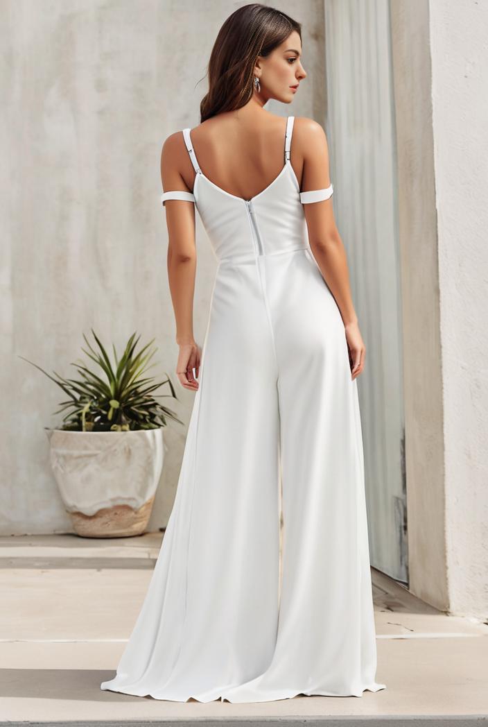 off shoulder spaghetti strap a line maternity dress 125595