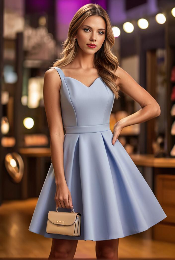 pleated satin a line double spaghetti strap v neck homecoming dress 106462