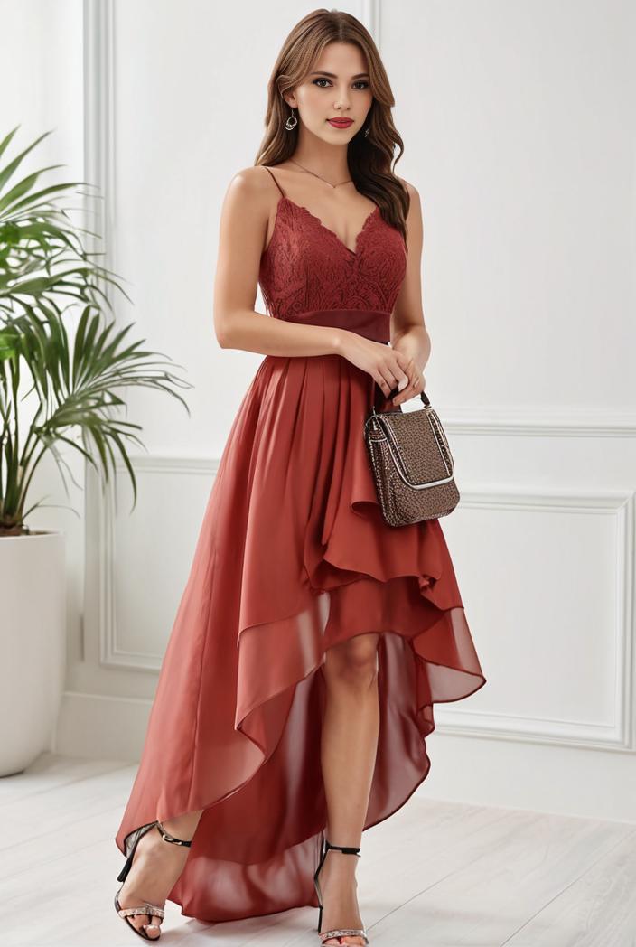 plus size sequin high low deep v neck tulle evening dresses 109255
