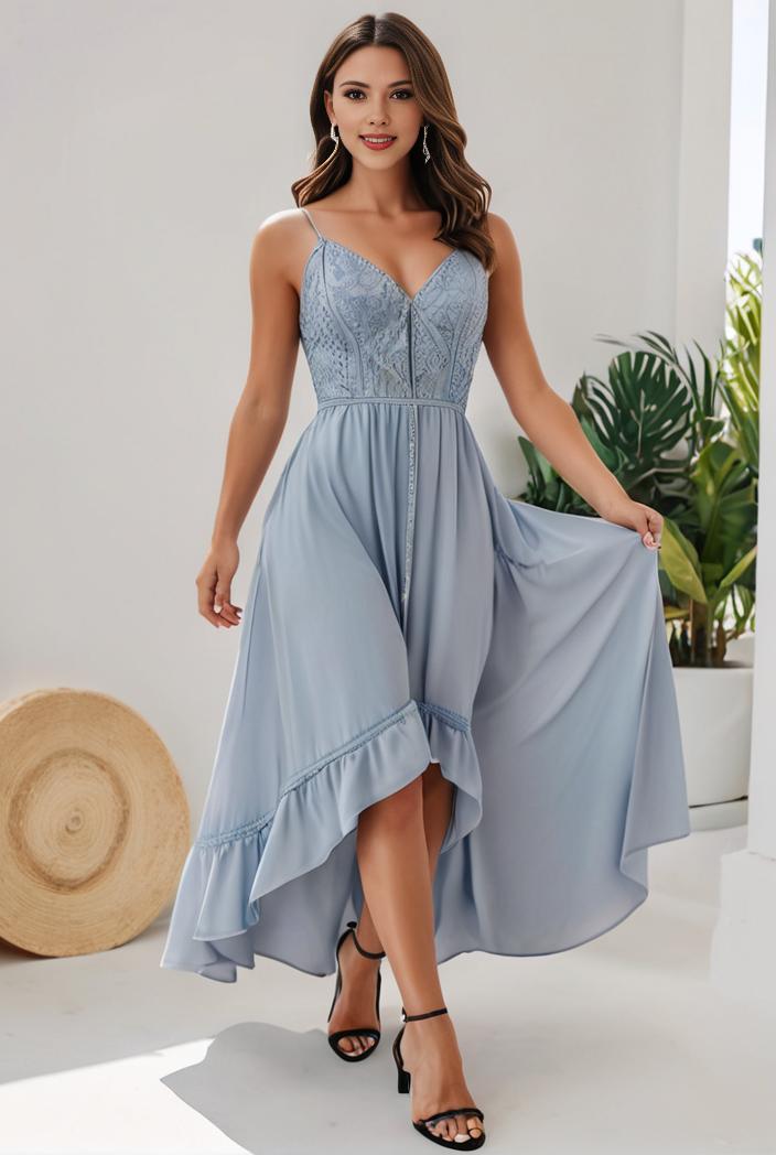plus size sequin high low deep v neck tulle evening dresses 109282
