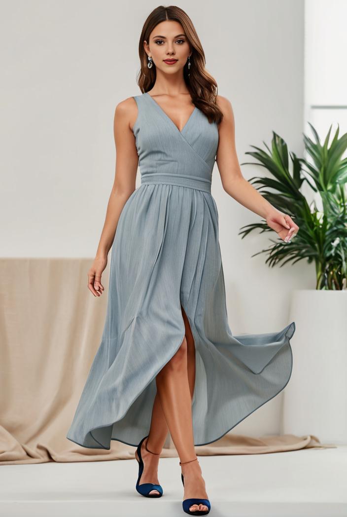 plus size sequin high low deep v neck tulle evening dresses 109284