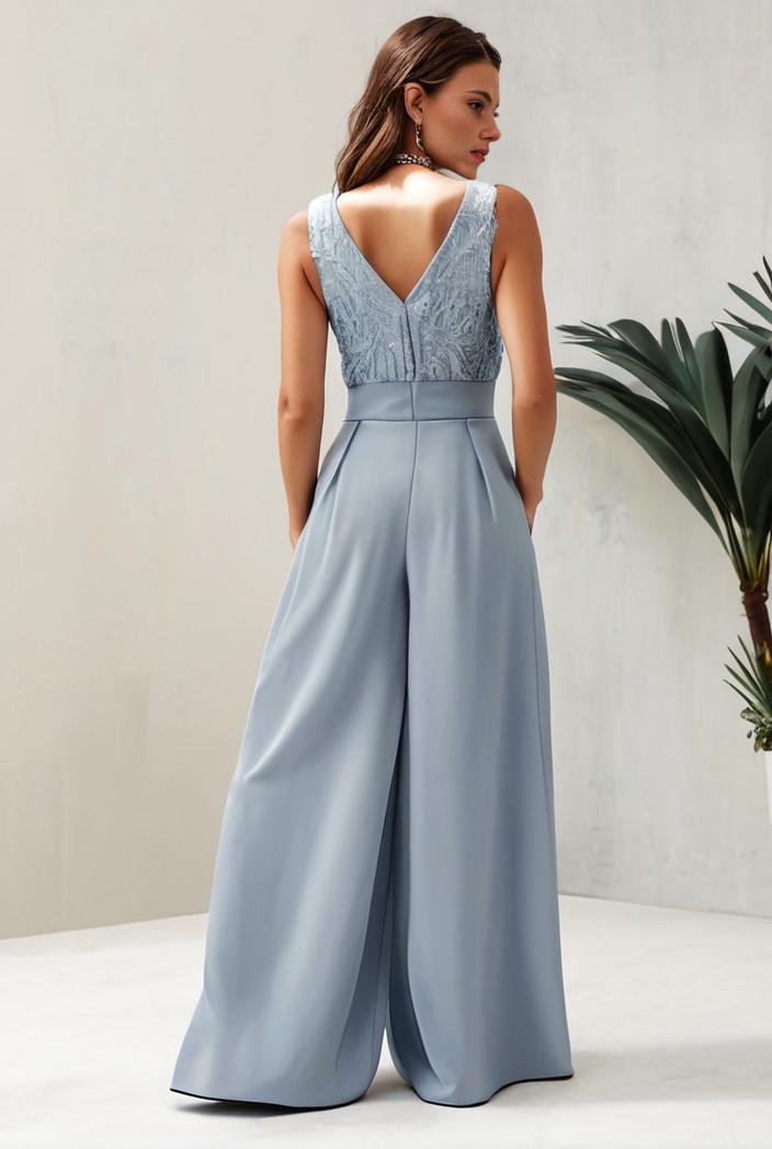 plus size sequin high low deep v neck tulle evening dresses 109295