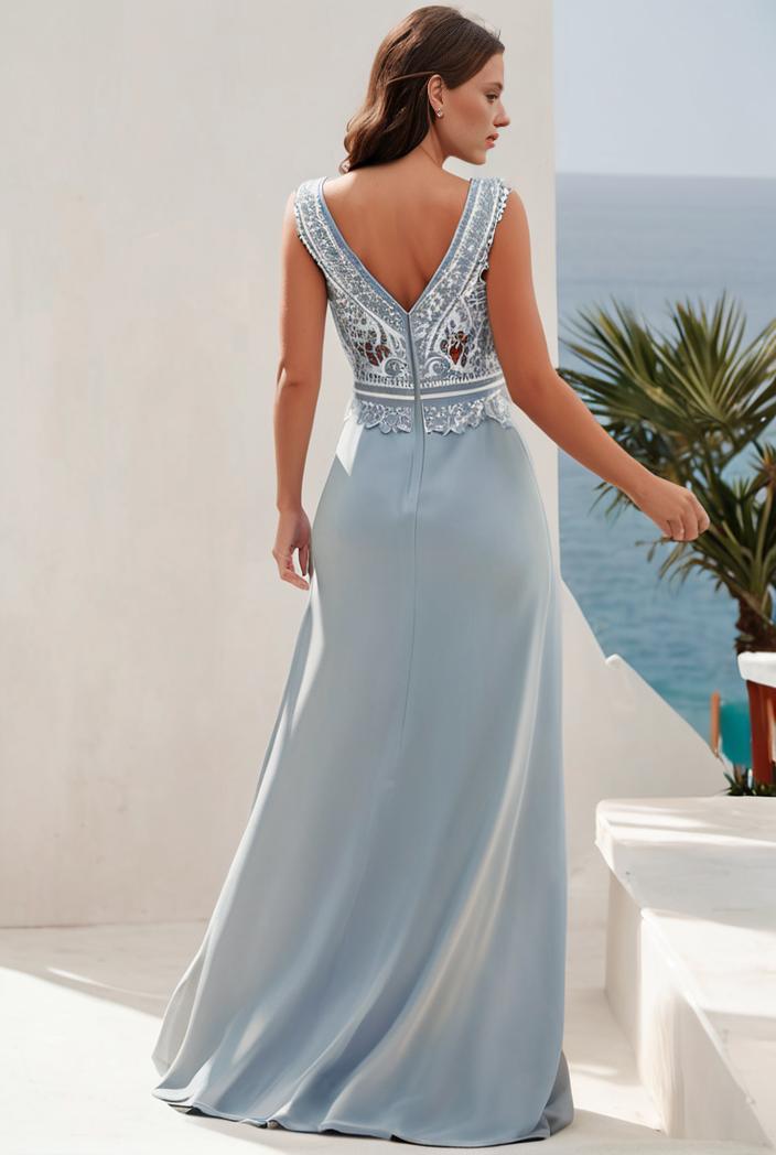 plus size sequin high low deep v neck tulle evening dresses 109299