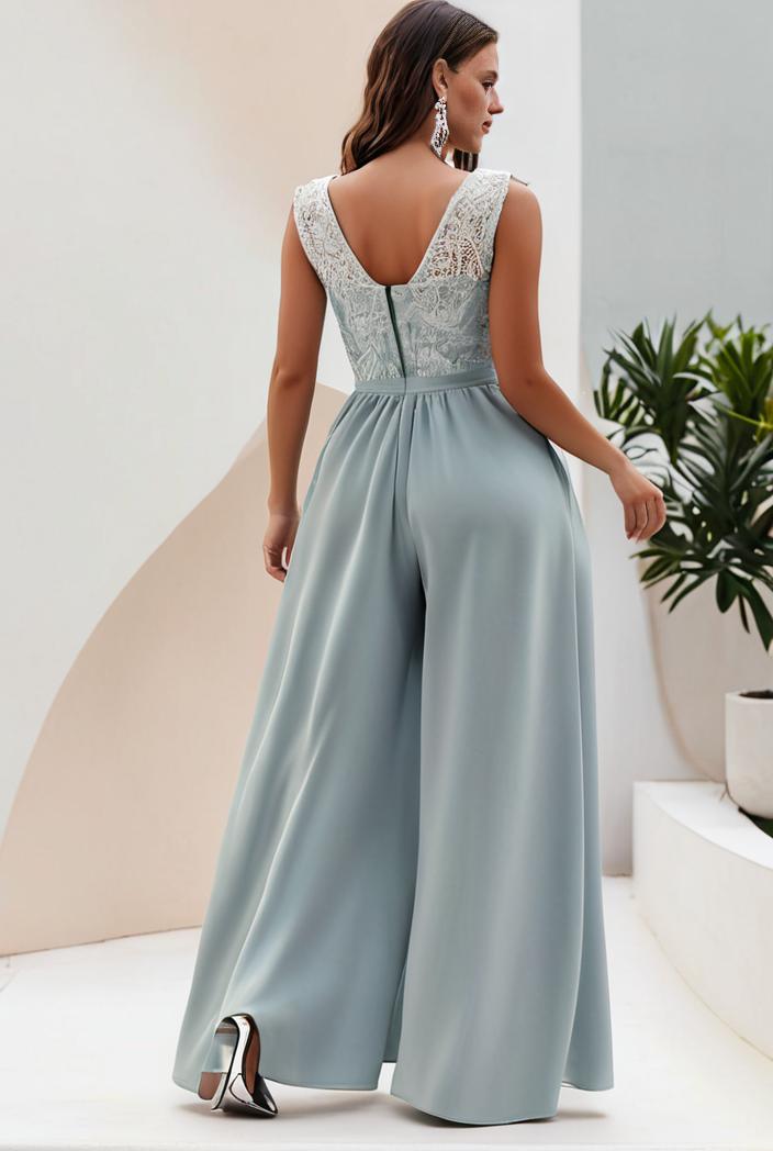 plus size sequin high low deep v neck tulle evening dresses 109302