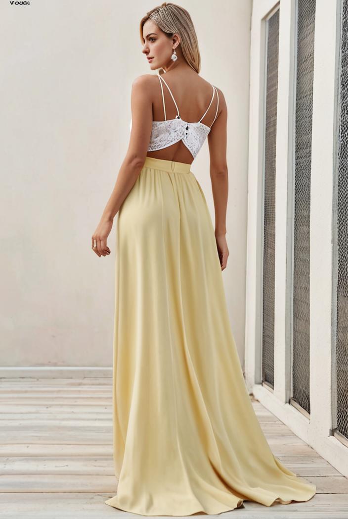 sleeveless v back tulle high low sequin appliques evening dresses 133574