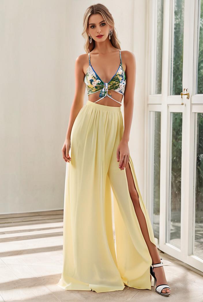 sleeveless v back tulle high low sequin appliques evening dresses 133576