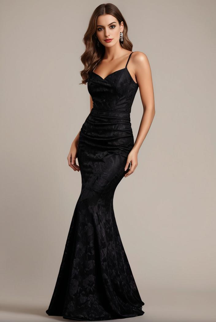 glitter spaghetti strap u veck open back bodycon stretchy evening dress 142673