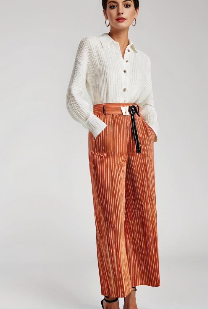 pleated high waist commuting temperament maxi dress 100745