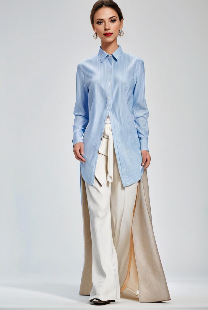 pleated high waist commuting temperament maxi dress 125265