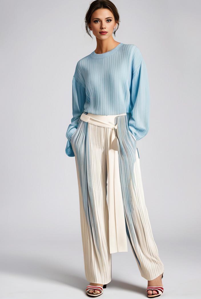 pleated high waist commuting temperament maxi dress 125266