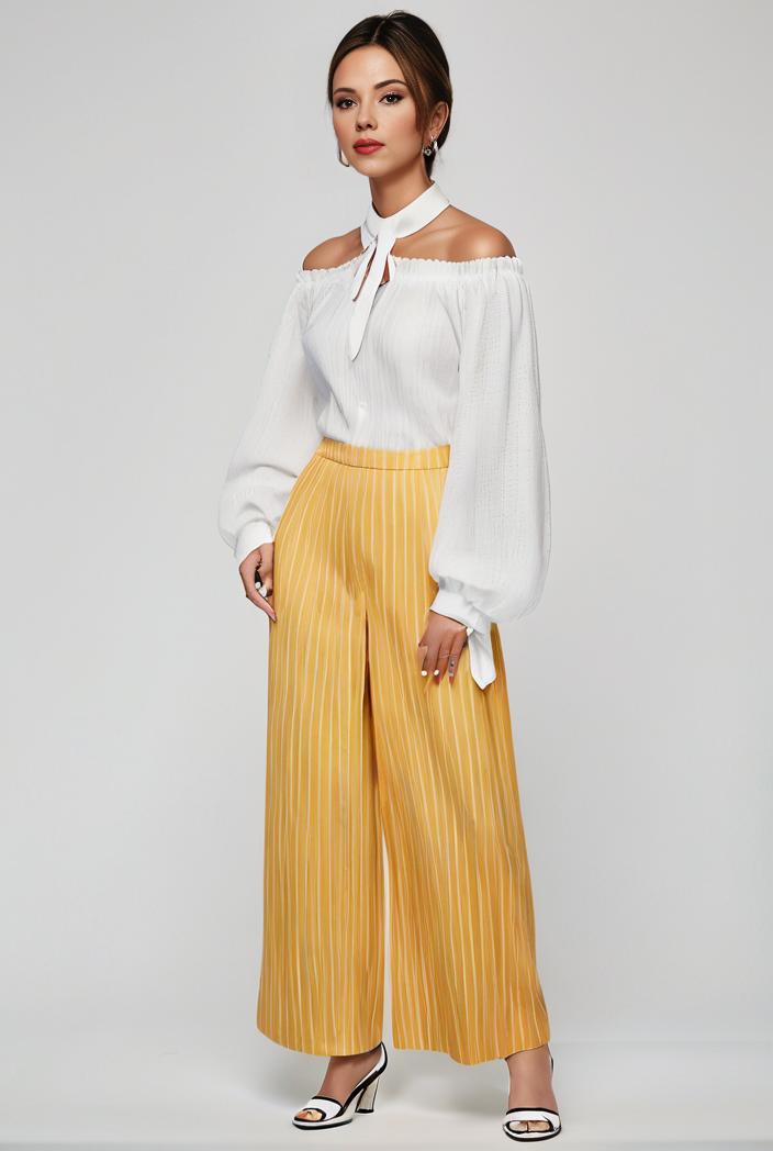 pleated high waist commuting temperament maxi dress 125273