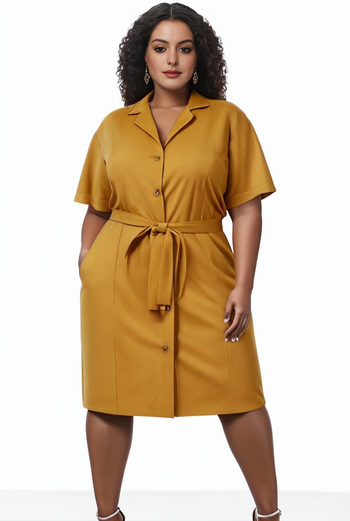 plus size faith letter print short sleeve midi dress with pockets women s plus slight stretch casual dress 147573