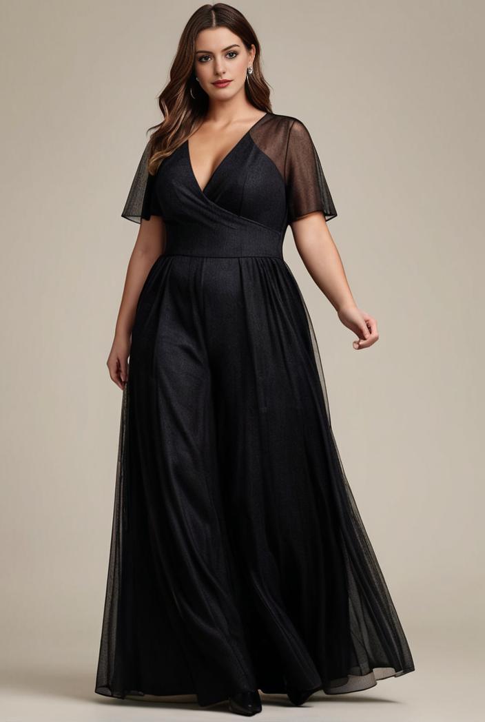 plus size floor length formal evening gowns for weddings 147574