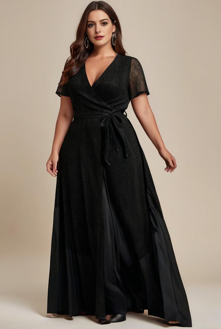 plus size floor length formal evening gowns for weddings 147577